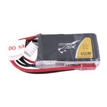 Load image into Gallery viewer, Tattu 450mAh 11.1V 45C 3S1P Lipo Battery Pack (JST-SYP)