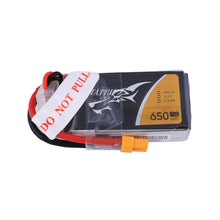 Load image into Gallery viewer, TATTU 650mAh 3S1P 75C 11.1V Lipo Battery Pack with XT30 plug