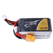 Load image into Gallery viewer, Tattu 850mAh 14.8V 75C 4S1P Lipo Battery Pack (XT60)