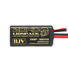 Load image into Gallery viewer, ZOHD Lionpack 18650 3S1P 3500mAh 11.1V Li-ion Battery